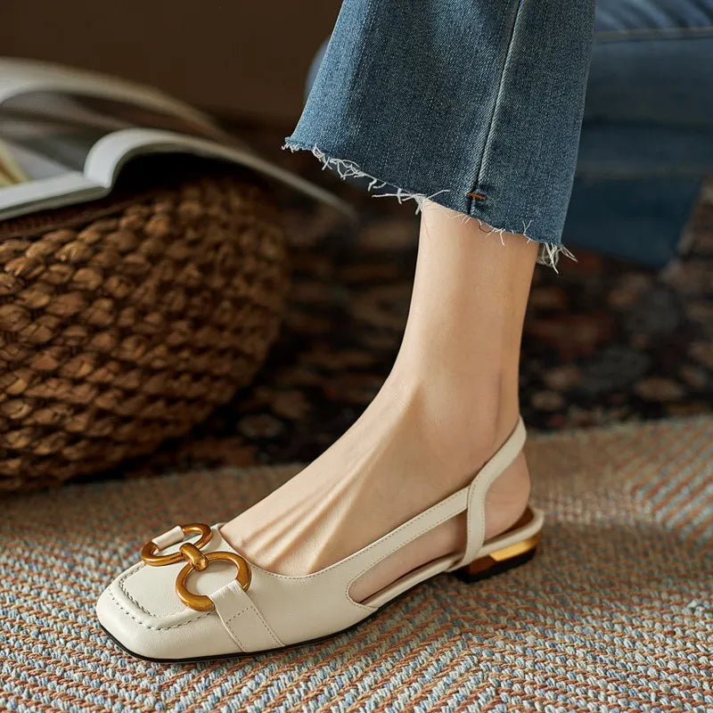 Monique Low Heel Sandals