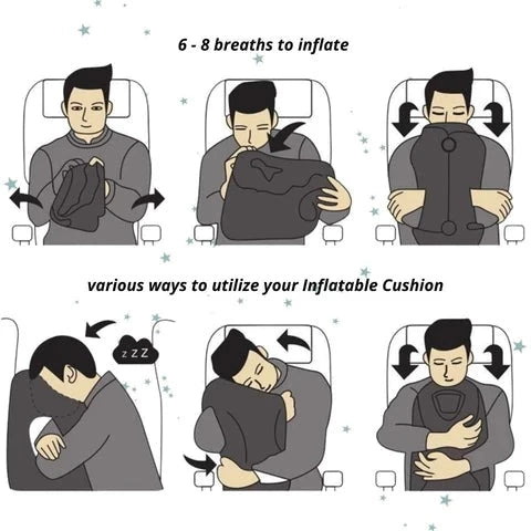 Premium Inflatable Travel Cushion