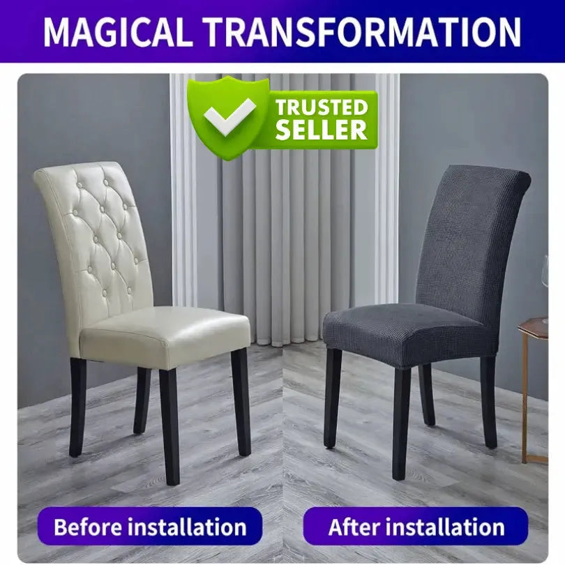 CleanCover™ - Modern Waterproof Stretch Dining Chair Covers (2PCS)