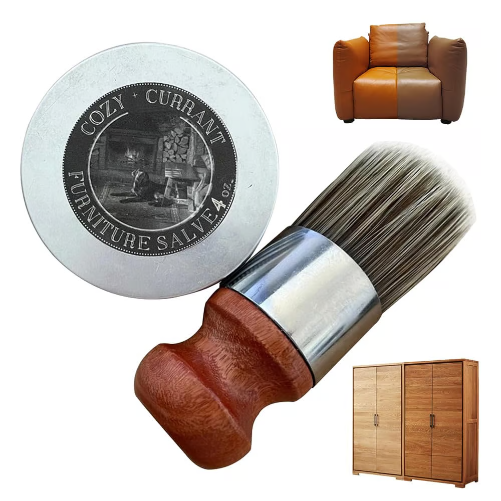 Everlast™ - Leather & Furniture Repair Salve + Applicator Brush