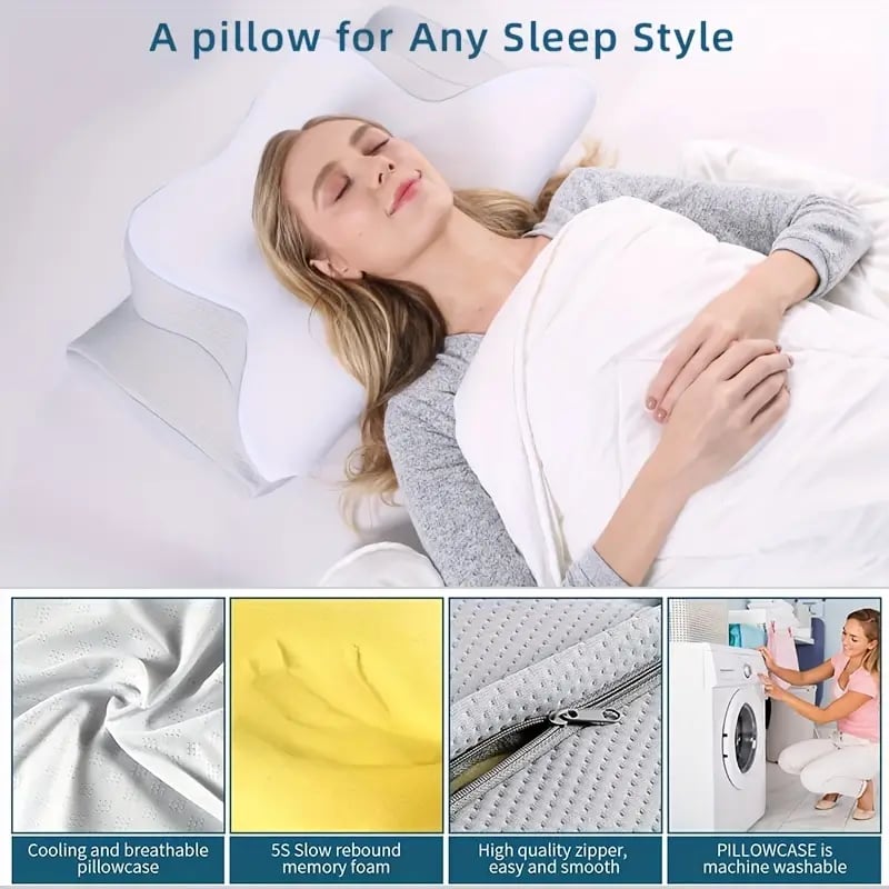OrthoRest™ - PREMIUM ERGONOMIC PILLOW