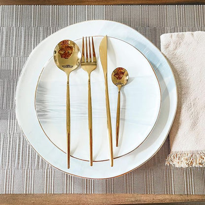 RoyalGleam™ - Luxury Flatware Set