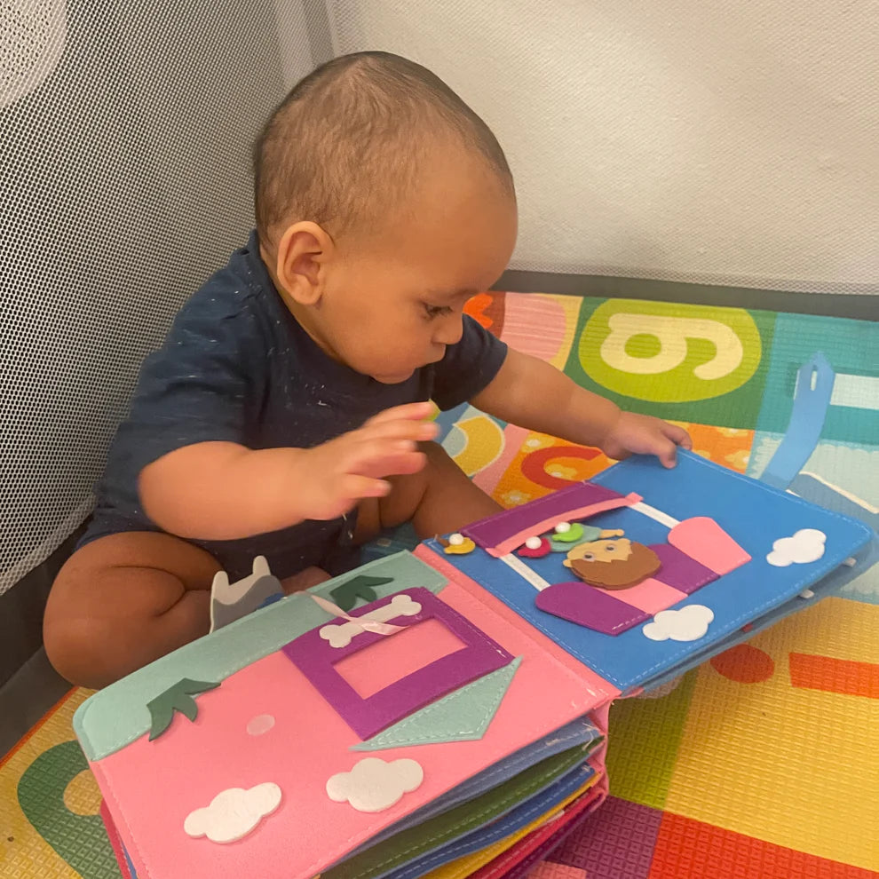 WonderLearn™ Washable Montessori 3D Story Busy Board – ZenPrive