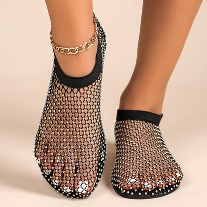DiamondGaze Flat Sandals