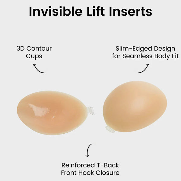 SeamlessLift™ - Front Closure Silicone Self-Adhesive Invisible Bra (2PCS)