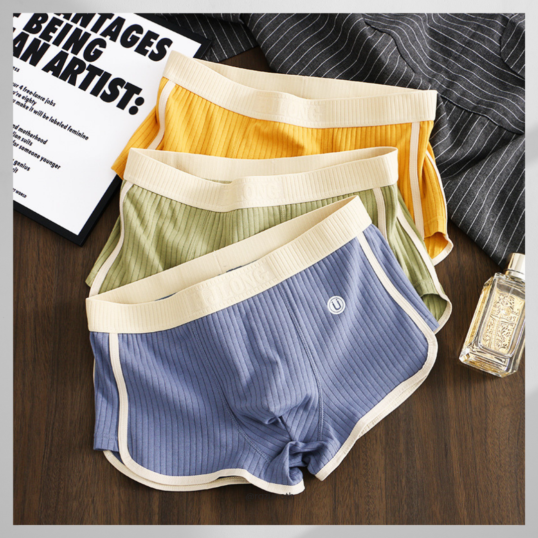 LuxeStyle™ - Breathable U-Crotch Boxer for Men (3PCS)