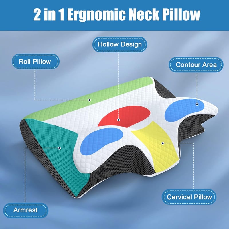 OrthoRest™ - PREMIUM ERGONOMIC PILLOW