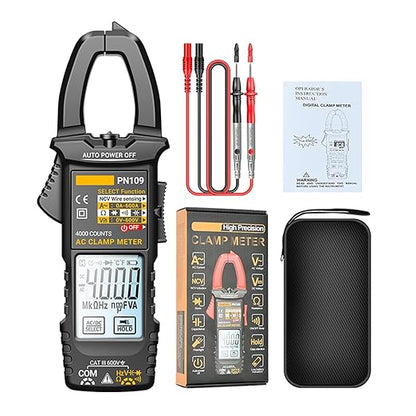 VoltEase™ - PN109 Ohmmeter Voltmeter Tester With Backlit 4000 Count Multimeter Battery Operated