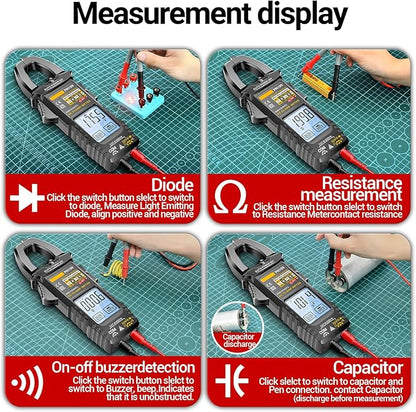 VoltEase™ - PN109 Ohmmeter Voltmeter Tester With Backlit 4000 Count Multimeter Battery Operated