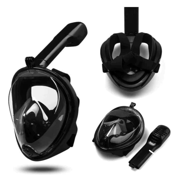 AquaView Pro™ Full Face Mask (Carry Bag + Camera Mount + Ear Plugs)