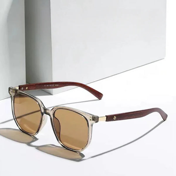 LUXURY VINTAGE WOOD SUNGLASSES