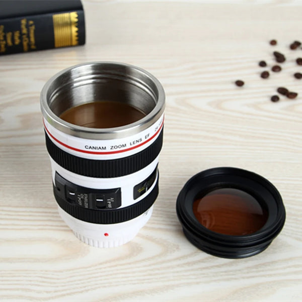 FocusMug 400: Creative Camera Lens Tea & Coffee Cup