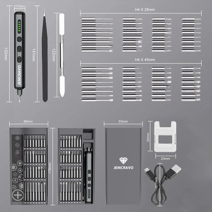 XpertGrip™ - 68-In-1 Precision Electric Screwdriver Set