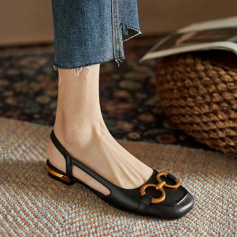 Monique Low Heel Sandals