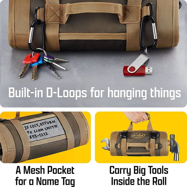 GearGuardian™ Tool Roll Bag Organizer