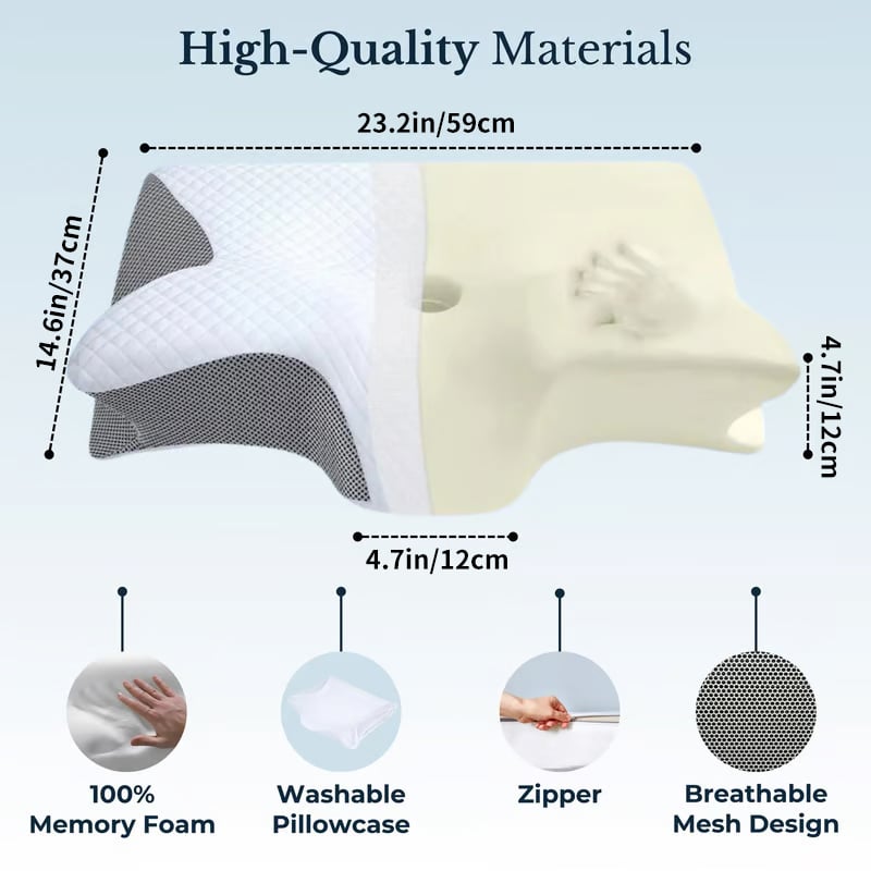 OrthoRest™ - PREMIUM ERGONOMIC PILLOW