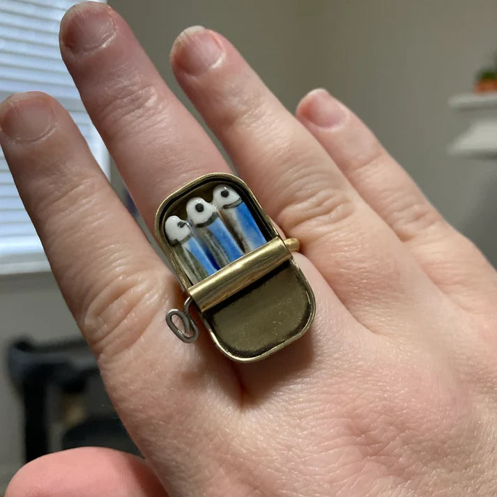 CANNED SARDINES Adjustable Ring