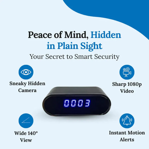 TimeGuard™ - SafeView Surveillance Clock