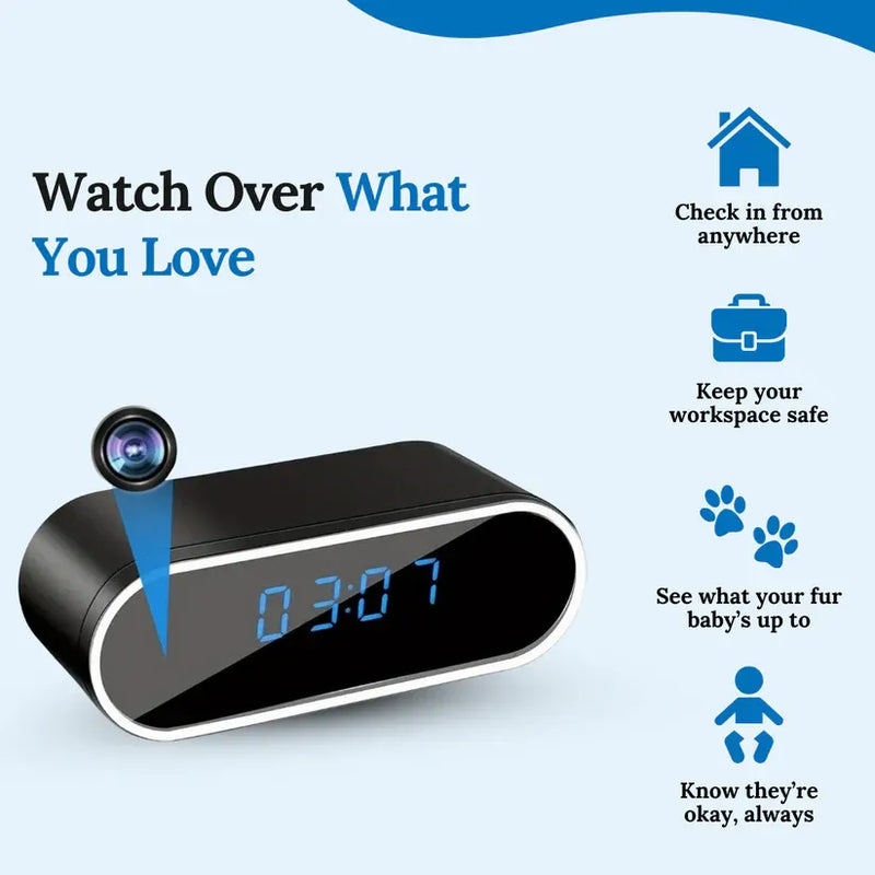 TimeGuard™ - SafeView Surveillance Clock