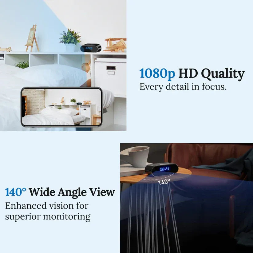 TimeGuard™ - SafeView Surveillance Clock