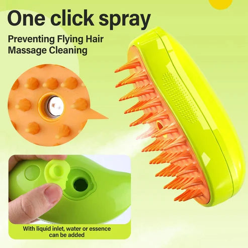 PawfectShine™ Steamy Pet Brush