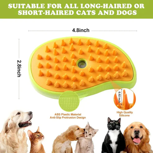 PawfectShine™ Steamy Pet Brush