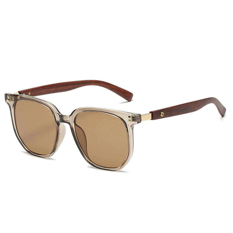 LUXURY VINTAGE WOOD SUNGLASSES