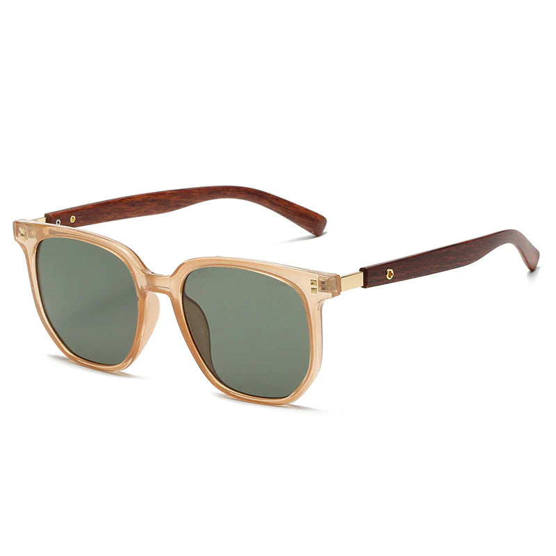 LUXURY VINTAGE WOOD SUNGLASSES