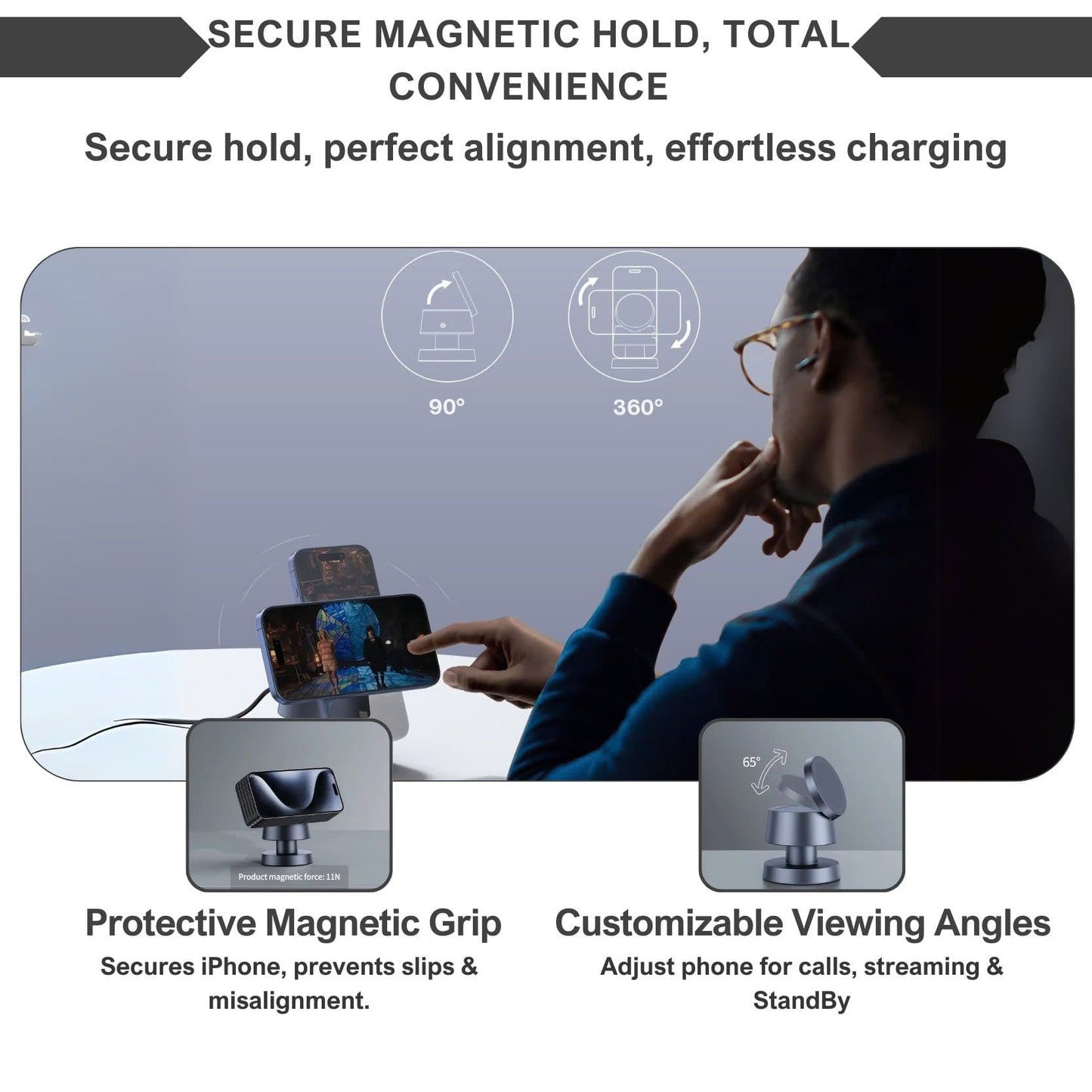 ZenCharge™ - MAGDOCK PRO 4-IN-1 CHARGING STATION
