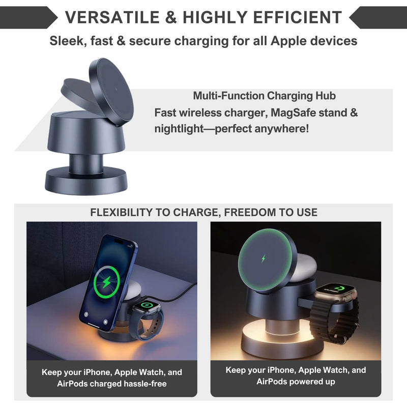 ZenCharge™ - MAGDOCK PRO 4-IN-1 CHARGING STATION