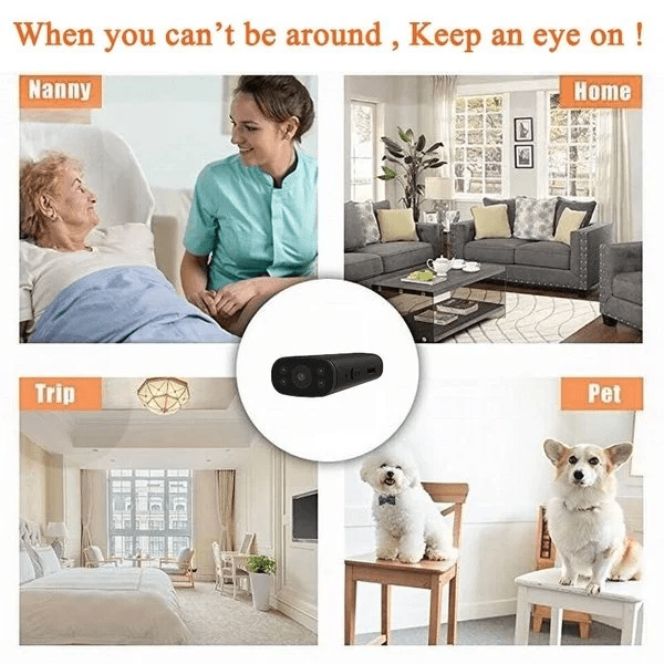 1080P HD WiFi Streaming + Motion Activated Recording Security Camera